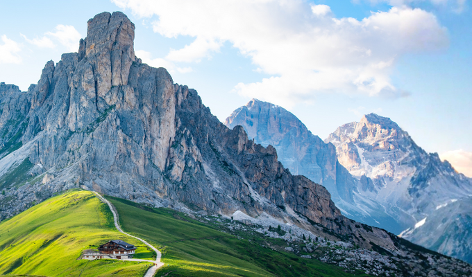 Hiking in the Italian Alps