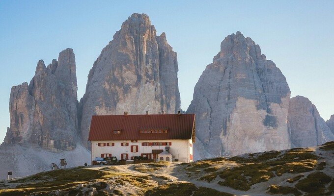 refuge Locatelli dolomites