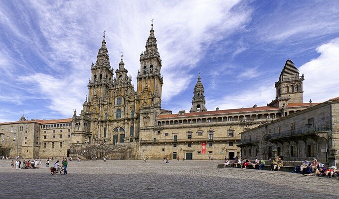 La cathédrale de Saint-Jacques-de-Compostelle