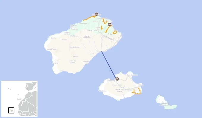 Archipel du Cap Vert en liberté itinéraire randonnée