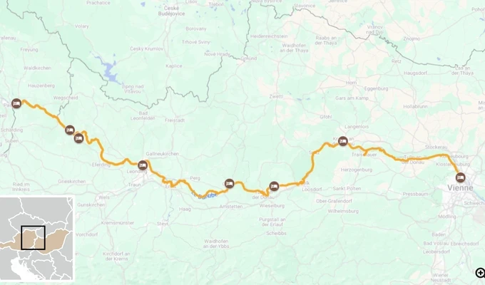 Le Danube de Passau à Vienne, en hôtels conforts