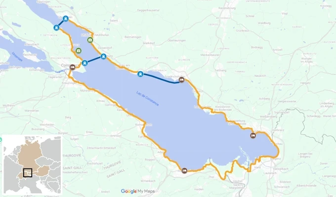 Lac de Constance à vélo en famille