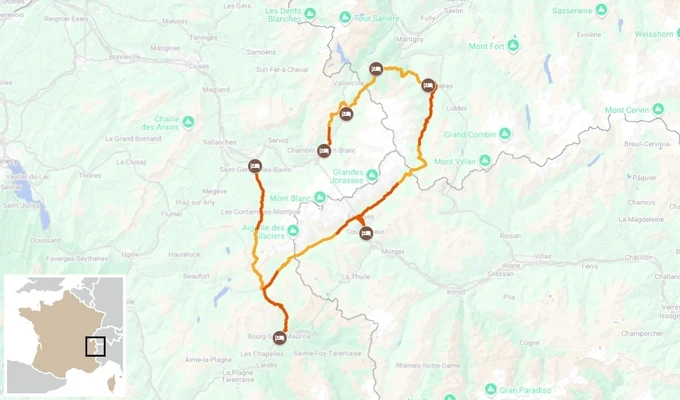 Tour du Mont Blanc - Guided 8-Day hiking tour