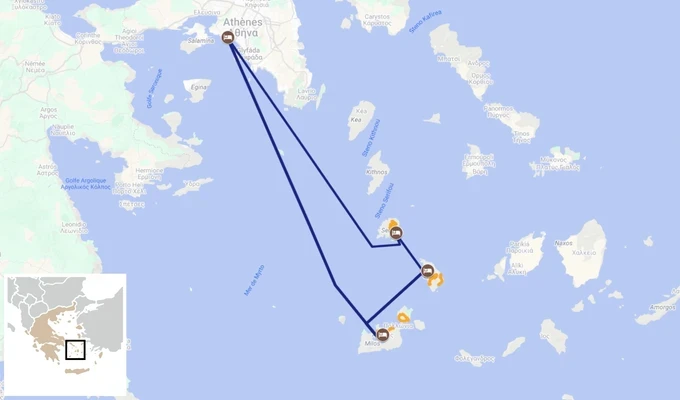 Hiking in Greece : Self Guided Trip in the Cyclades