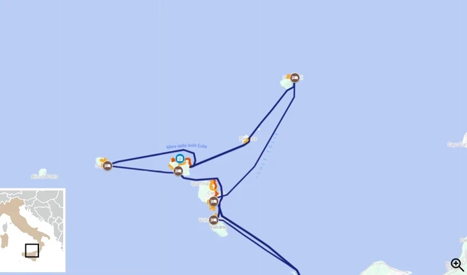 Îles Éoliennes Sicile trek itinéraire