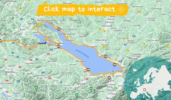 Lake Constance and Rhine Falls by Bike DEULV0016