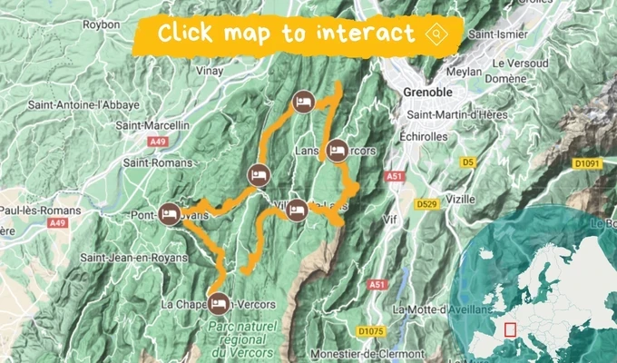 Tour of the Vercors Mountains FRALP1024
