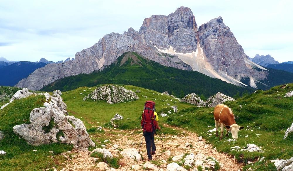 Randonnée sur l'Alta Via 1 des Dolomites en Italie